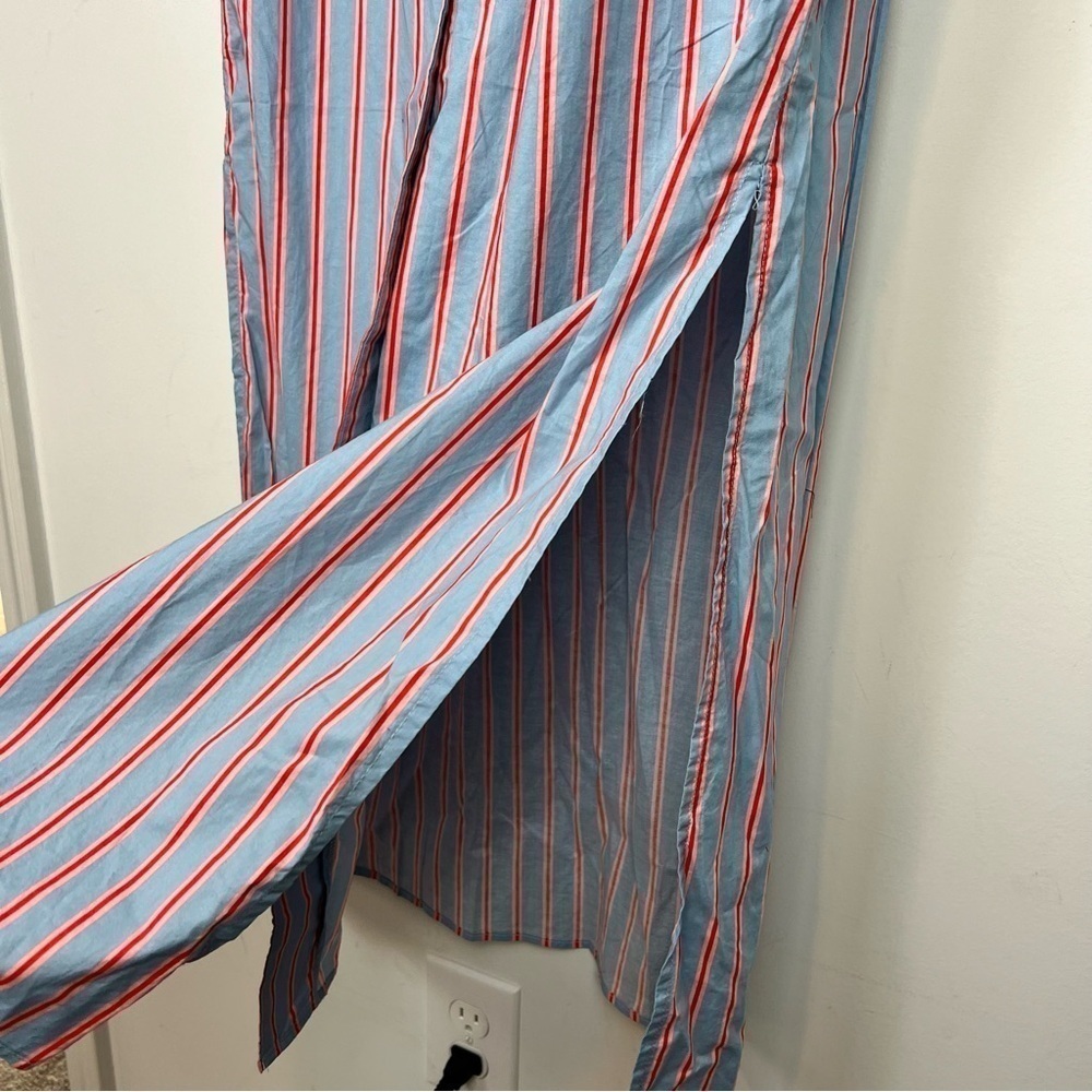 Tuckernuck Pomander Place  Maxi Dress womens M Blue Striped Lara Summer Dress - Picture 8 of 11